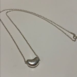 Tiffany’s-inspired Silver Bean Necklace